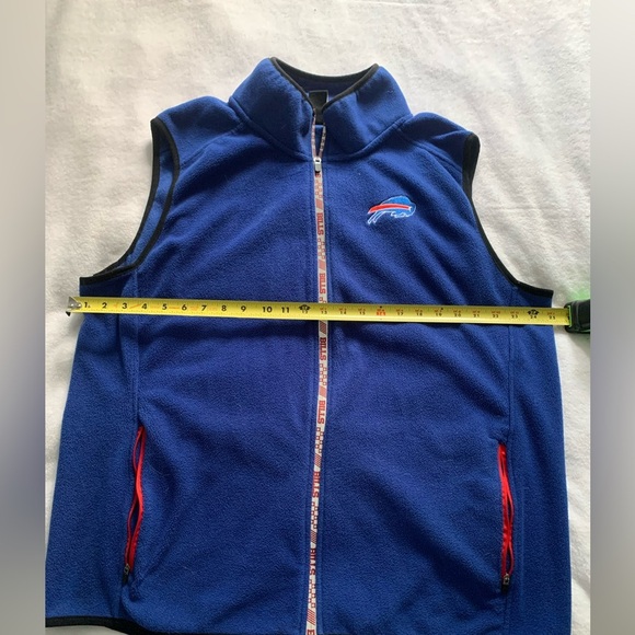 NFL Buffalo Bills Blue Fleece Vest Mens Size XL - Picture 5 of 12
